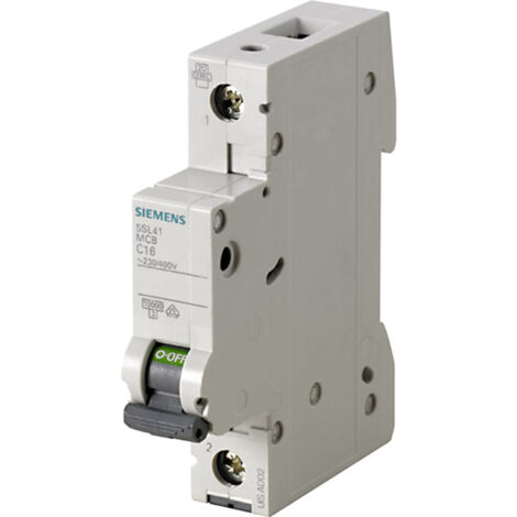 Siemens 5SL41086 5SL4108-6 Leitungsschutzschalter    1polig 8 A  230 V, 400 V