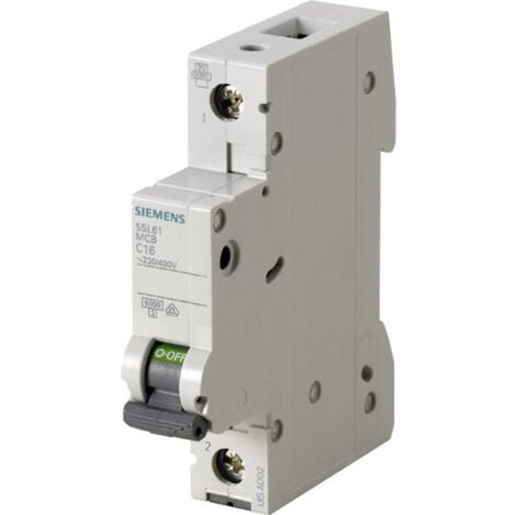 Siemens 5SL61206 Disjoncteur 1 pôle 20 A 230 V, 400 V