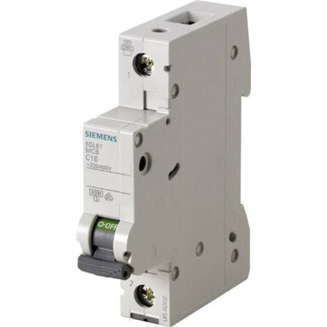 Siemens 5SL61206 Disjoncteur 1 pôle 20 A 230 V, 400 V
