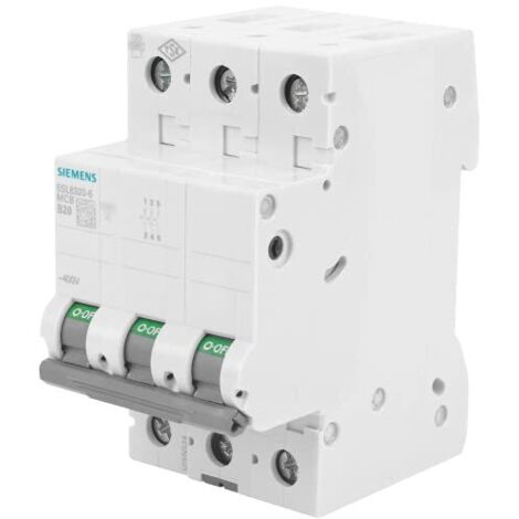 Siemens 5SL6320-6 Interruttore magnetotermico 3 poli 20 A 400 V