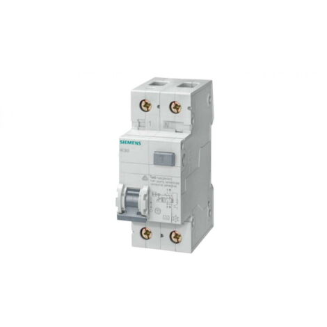 Siemens 5SU1356-6KK16 Interruptor diferencial gris 16A 230V
