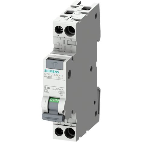 Siemens 5SV13166LK16 Interrupteur différentiel/Disjoncteur de protection C469912