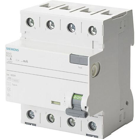 Siemens 5SV33466KL  FI-Schutzschalter  A   4polig 63 A 0.03 A 400 V