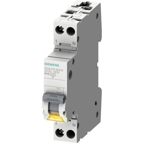 Siemens 5SV60167KK16 Brandschutzschalter   Sicherungsgröße = 1 2polig 16 A  230 V 1 St.