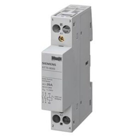 Siemens 5TT5800-0 Contacteur d'installation 2 NO (T) 20 A 1 pc(s)