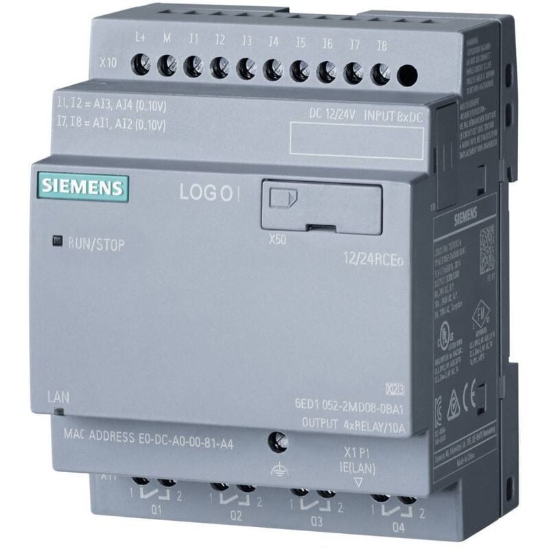 6ED1052-2MD08-0BA2 Module de commande 12 v/dc, 24 v/dc - Siemens