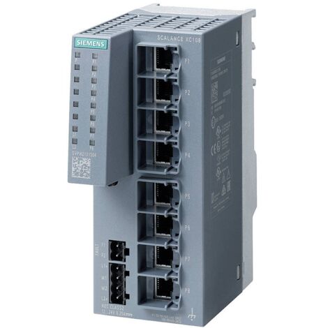 Siemens 6GK5108-0BA00-2AC2 Switch ethernet industriale 10 / 100 MBit/s