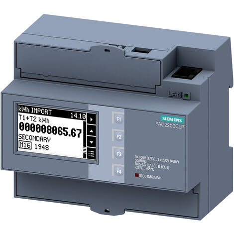 Siemens 7KM2200-2EA30-1JA1 Digitales Hutschienenmessgerät