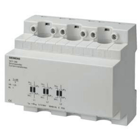 Siemens 7KT1200 7KT1200 Stromwandler 3phasig Primärstrom 60 A Sekundärstrom 5 A  Leiterdurchführung