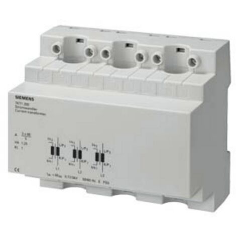 Siemens 7KT1200 7KT1200 Transformateur de courant triphasé Courant primaire 60 A Courant secondaire 5 A Diam. de passag