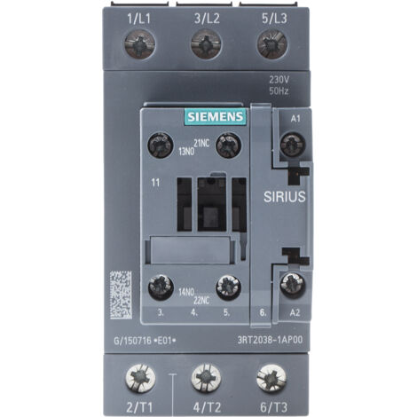 Siemens AC3E contacteur électrique robuste 37 kW 230V