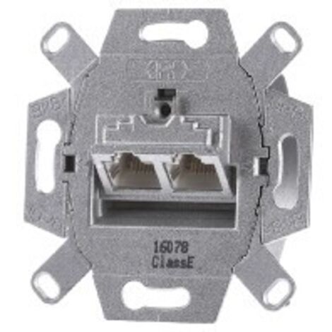 Siemens Anschlussdose Cat.6E RJ45 2x8polig 5TG2026-2