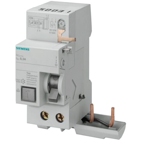 Siemens bloqueo diferencial 2P 40A 30mA tipo A 2 módulos para 5SL6-5SL4 5SM23236