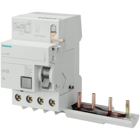 Siemens bloqueo diferencial 4P 40A 300mA tipo A 3 módulos para 5SY 5SM26426