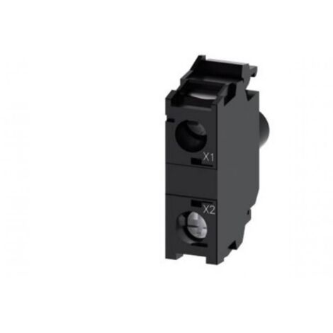 Siemens blue led module 3su14011bb501aa0-face plate mounting