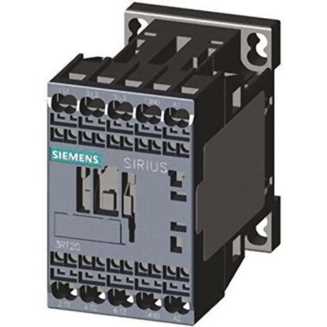 SIEMENS - CONTACTEUR AC3 4 KW 400 V 1 NC COURANT ALTERNATIF 230 V RESSORT 3RT2016-2AP02