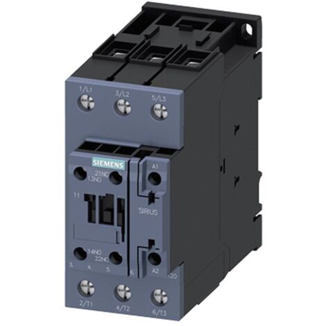 Siemens contactor 3 polos 80A S2 1NO+1NC 230VAC 3RT20381AP00