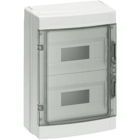 Siemens Cuadro de distribución mural de 24 módulos Puerta ahumada IP65 8GB13722