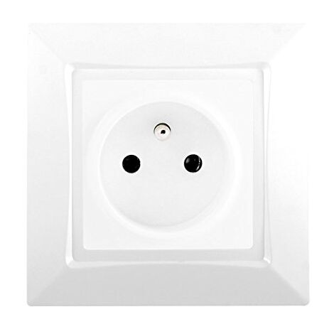 SIEMENS DELTA ONE PRISE DE COURANT 2P+T COMPLET BLANC SIE003667