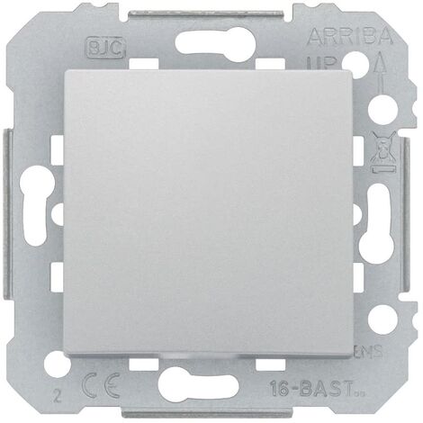 SIEMENS DELTA VIVA BOUTON POUSSOIR SILVER SIE003940