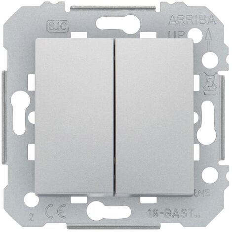 SIEMENS DELTA VIVA INTERRUPTEUR DOUBLE VA ET VIENT SILVER SIE003957