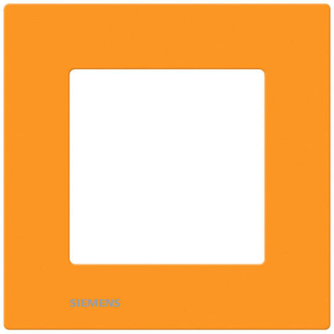 SIEMENS DELTA VIVA PLACA SIMPLE NARANJA SIE007917