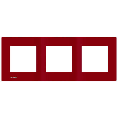 SIEMENS DELTA VIVA PLACA TRIPLE ROJA SIE007900