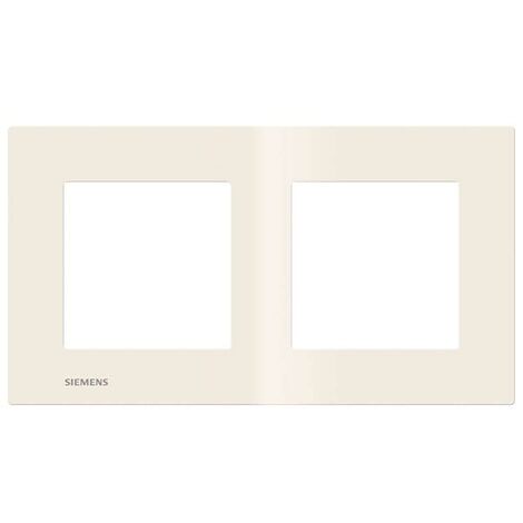 SIEMENS DELTA VIVA PLAQUE DOUBLE BEIGE SIE009553