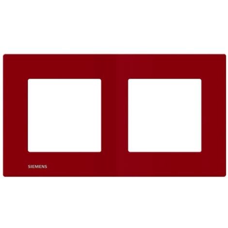 SIEMENS DELTA VIVA PLAQUE DOUBLE ROUGE SIE007894