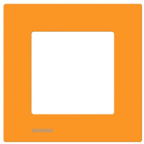 SIEMENS DELTA VIVA PLAQUE SIMPLE ORANGE SIE007917