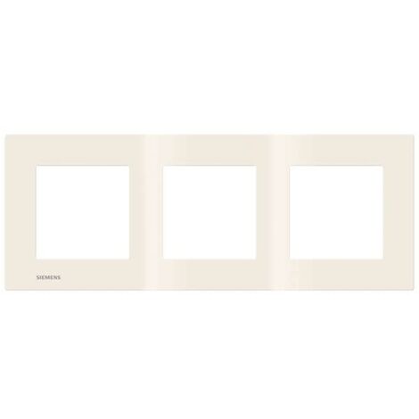 SIEMENS DELTA VIVA PLAQUE TRIPLE BEIGE SIE009560