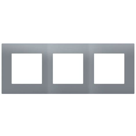 SIEMENS DELTA VIVA PLAQUE TRIPLE GRIS SIE003575