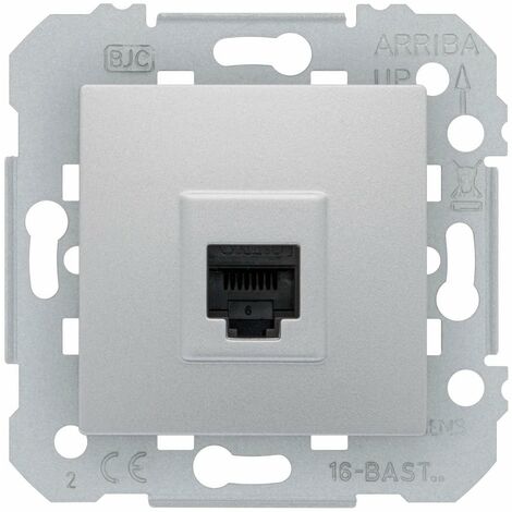 SIEMENS DELTA VIVA PRISE RJ45 CATÉGORIE 6 SILVER SIE003995