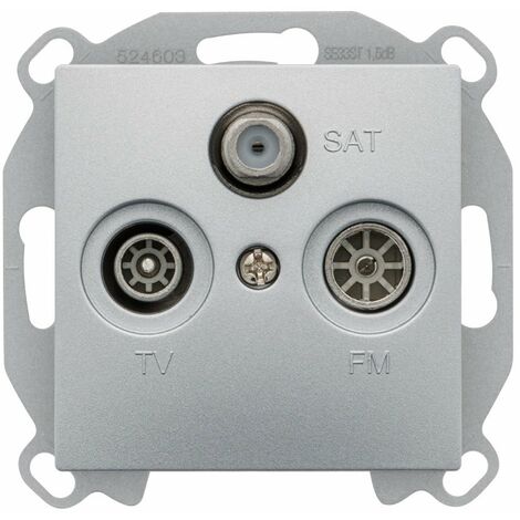 SIEMENS DELTA VIVA PRISE TV FM SAT SILVER SIE004008