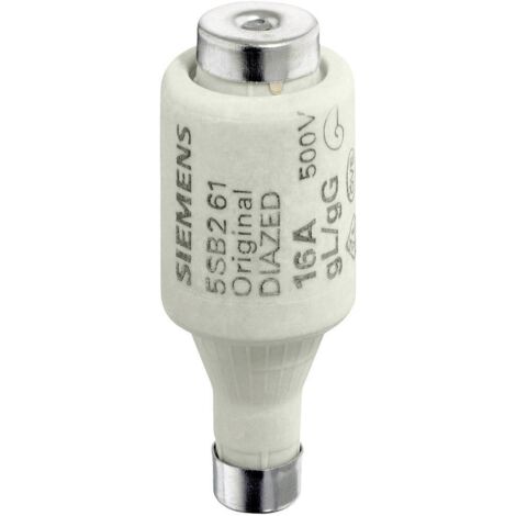 Siemens DIAZED fusible protection 25A Type DII 500V