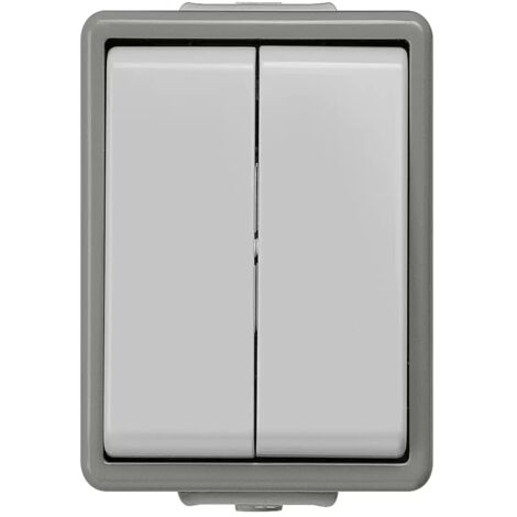Siemens Doppelwechselschalter IP44 10A 250V 66x75mm 5TA4708