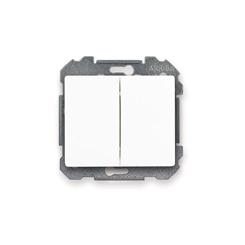 Delta iris interrupteur double va et vient blanc SIE266672 - Siemens