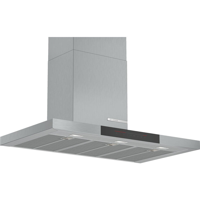 Image of Bosch - cappa a parete decorativa 90cm 702m3 / h acciaio inox - dwb97jp50