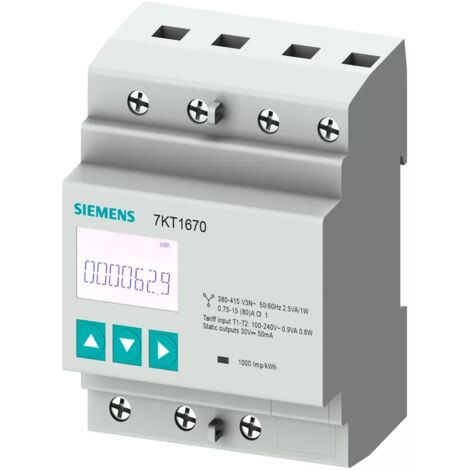 Siemens E-ZÄHLER 3PH 80A S0 (7KT1670)