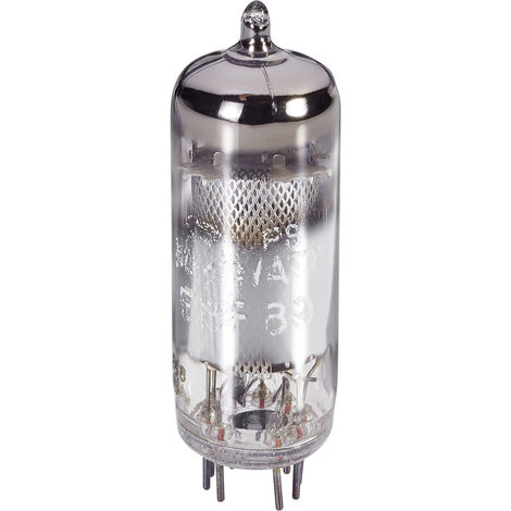 Siemens EBF 89 = 6 DC 8 Elektronenröhre  Doppeldiode-Pentode 250 V 9 mA Polzahl: 9 Sockel: Noval Inh