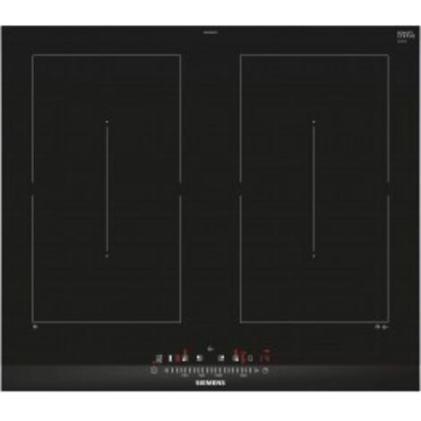 Siemens ED675FQC5E Piano Cottura ad Induzione 4 Zone da 60cm Nero