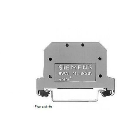 Siemens einpolige erdungsklemme 4mmq grÜn gelb 8wa10111pg01