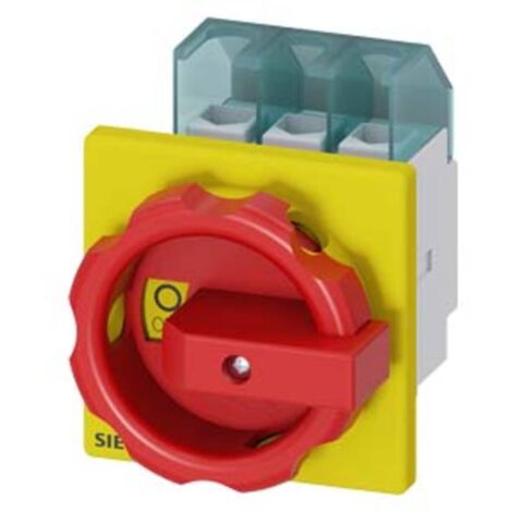 Siemens-elektro SENTRON 3LD2203-0TK53 Interrupteur rouge