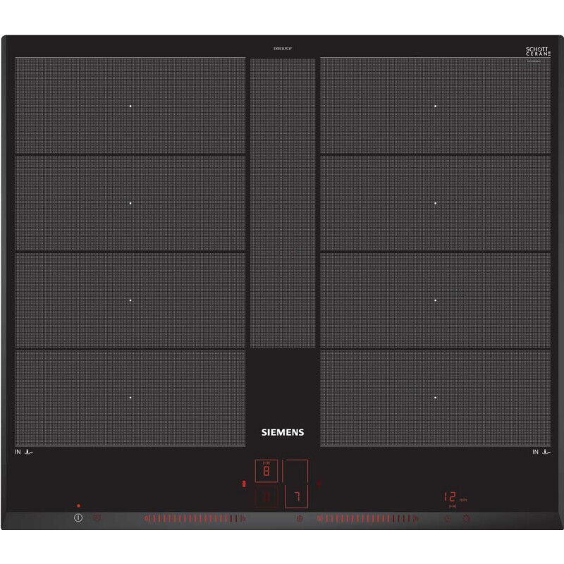 Table induction - IQ700 - 4 foyers - 60 cm - Noir - Dual LightSlider - Neuf