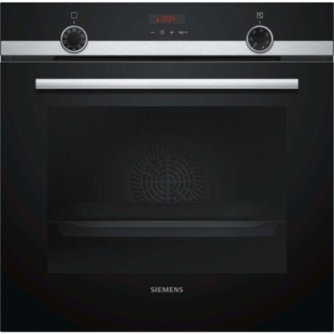 Siemens – Four à pyrolyse 71L 3600W – Classe A – 10 programmes automatiques – Nettoyage facile par pyrolyse – Encastrable noir inox - HB573ABR0