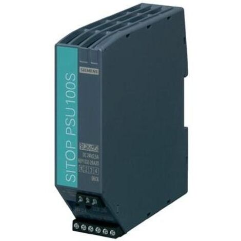 Siemens Fuente de alimentación SITOP PSU100S, 1 fase DC 24 V/2,5 A, 6EP13322BA20
