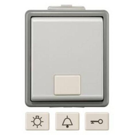 Siemens Gamme d'interrupteurs Bouton-poussoir Delta gris 5TD4701 1 pc(s)