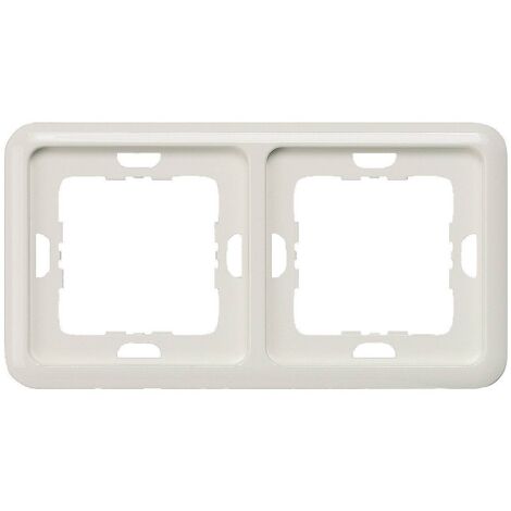 Siemens Gamme d'interrupteurs x2 Cadre Delta blanc 5TG1812 1 pc(s) D087811