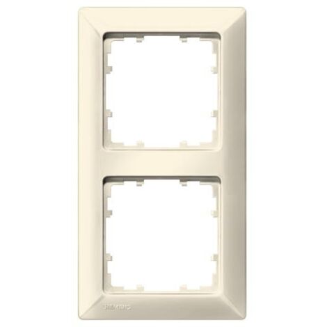 Siemens Gamme d'interrupteurs x2 Cadre Delta blanc 5TG25820 1 pc(s) D085051