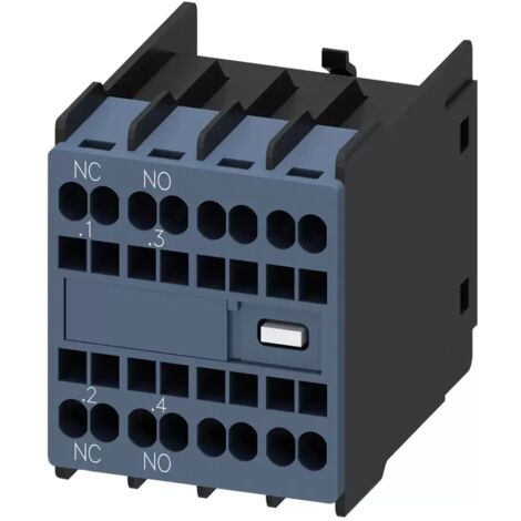 Siemens Hilfsschalter 1S+1Ö Strombahnen:1Ö, 1S für Hilfs-/Motorschütze S00/S0 3RH29112HA11